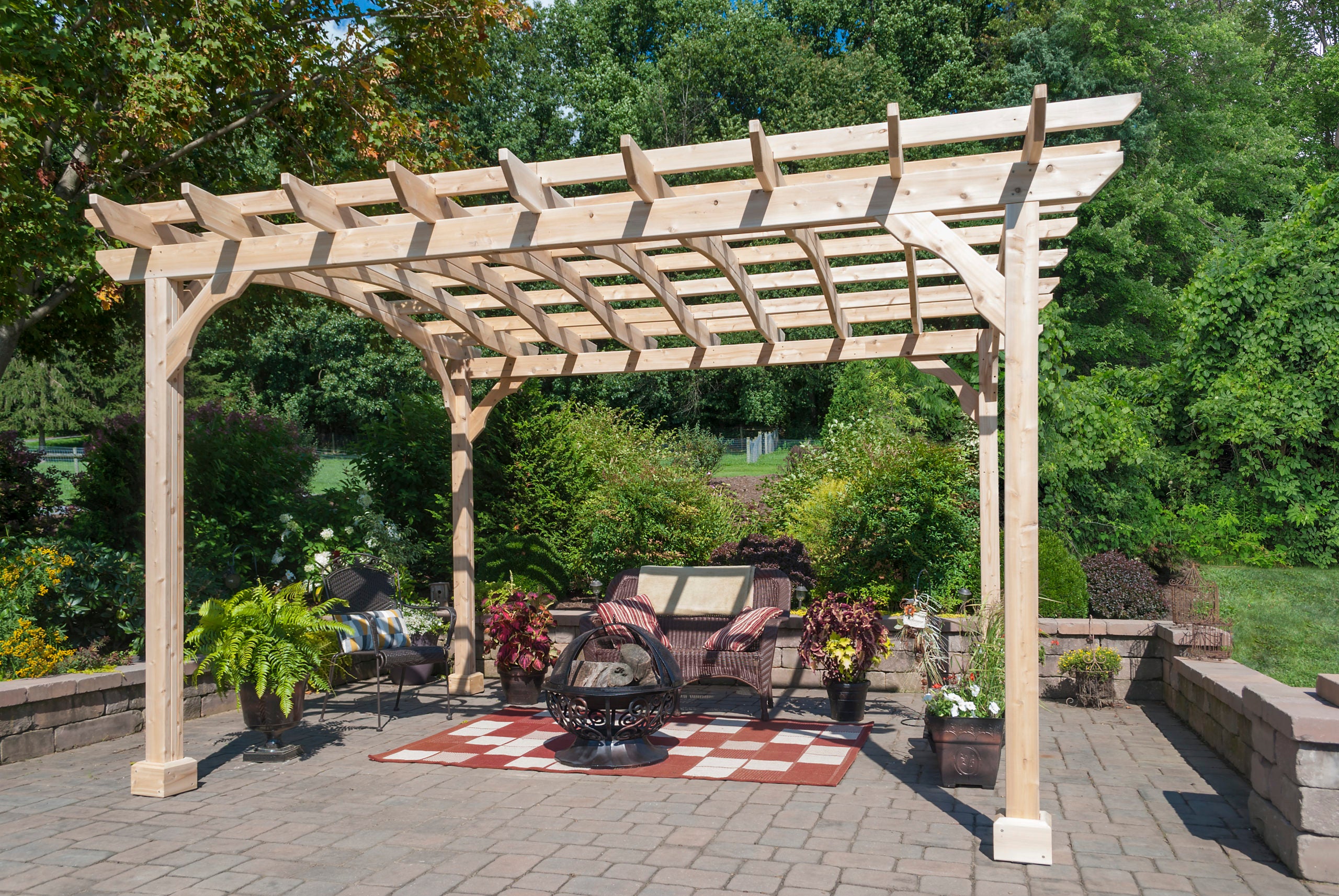 10×12 Wood Pergola Kit By YardCraft