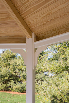 12×18 Vinyl Oval Gazebo Kit By YardCraft