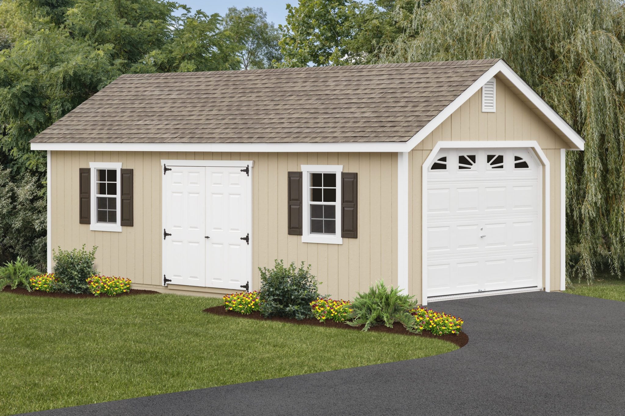 12×26 Fairmont Garage Kit By YardCraft