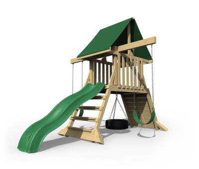 Backyard Cliff Climb Playset By YardCraft