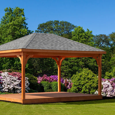 Cedar Wood Pavilion Kit By Atlantic Outdoors