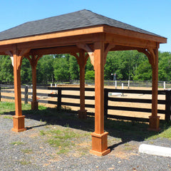 Cedar Wood Pavilion Kit By Atlantic Outdoors