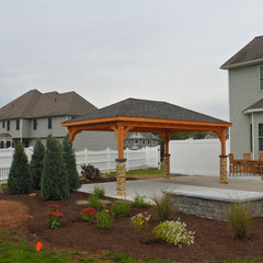 Cedar Wood Pavilion Kit By Atlantic Outdoors