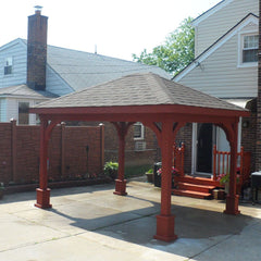 Cedar Wood Pavilion Kit By Atlantic Outdoors