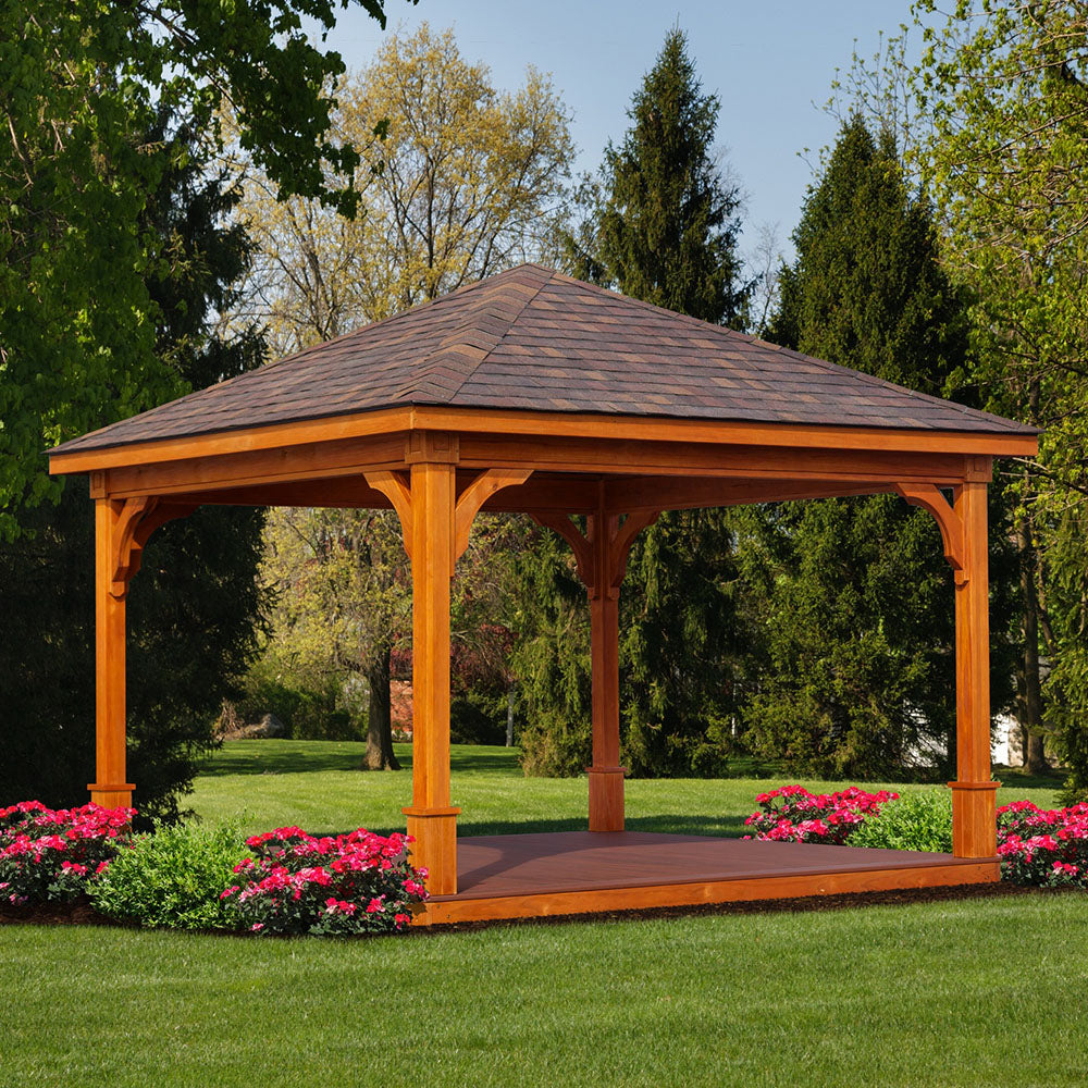 Cedar Wood Pavilion Kit By Atlantic Outdoors