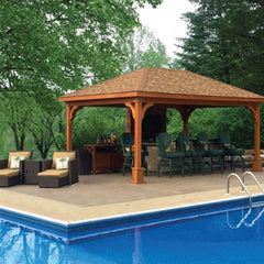 Cedar Wood Pavilion Kit By Atlantic Outdoors