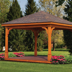 Cedar Wood Pavilion Kit By Atlantic Outdoors
