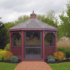 Cedar Wood Octagon Gazebo Kit By Atlantic Outdoors