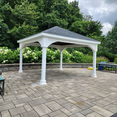 Hip Roof Vinyl Pavilion Kit By Atlantic Outdoors