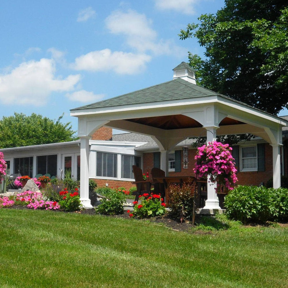 Hip Roof Vinyl Pavilion Kit By Atlantic Outdoors