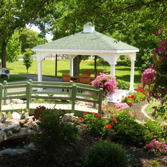 Hip Roof Vinyl Pavilion Kit By Atlantic Outdoors