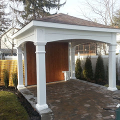 Hip Roof Vinyl Pavilion Kit By Atlantic Outdoors
