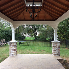 Open Gable Vinyl Pavilion Kit By Atlantic Outdoors