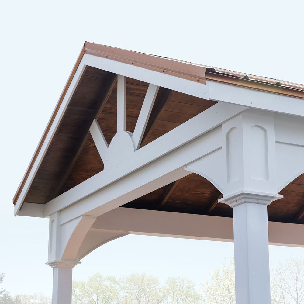 Open Gable Vinyl Pavilion Kit By Atlantic Outdoors