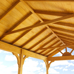 Pressure-Treated Wood Pavilion Kit By Atlantic Outdoors