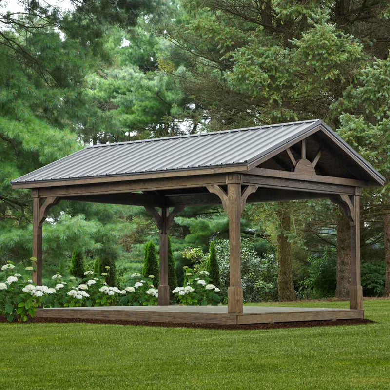 Pressure Treated Pine Pavilion Kit By Atlantic Outdoors