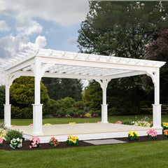 Vinyl Cozy Retreat Pergola Kit By Atlantic Outdoors