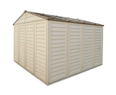 10.5x10.5 WoodBridge Plus Vinyl Shed By Duramax Shed Kit Duramax Building Products