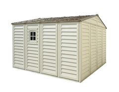 10.5x10.5 WoodBridge Plus Vinyl Shed By Duramax Shed Kit Duramax Building Products