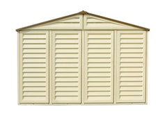 10.5x10.5 WoodBridge Plus Vinyl Shed By Duramax Shed Kit Duramax Building Products