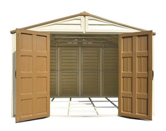 10.5x10.5 WoodBridge Plus Vinyl Shed By Duramax Shed Kit Duramax Building Products