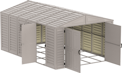 10.5x15 Vinyl Garage By Duramax Garage Kit Duramax Building Products