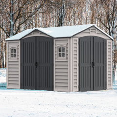 10.5x8 Apex Pro Vinyl Shed By Duramax Shed Kit Duramax Building Products
