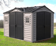 10.5x8 Apex Pro Vinyl Shed By Duramax Shed Kit Duramax Building Products