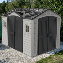 10.5x8 Apex Pro Vinyl Shed By Duramax Shed Kit Duramax Building Products