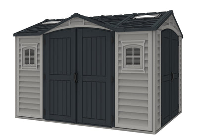 10.5x8 Apex Pro Vinyl Shed By Duramax Shed Kit Duramax Building Products