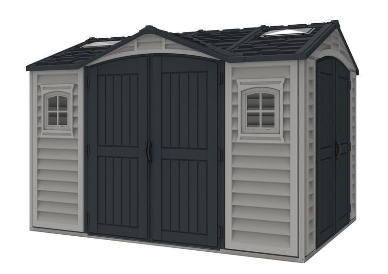 10.5x8 Apex Pro Vinyl Shed By Duramax Shed Kit Duramax Building Products