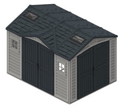 10.5x8 Apex Pro Vinyl Shed By Duramax Shed Kit Duramax Building Products