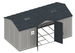 10.5x8 Apex Pro Vinyl Shed By Duramax Shed Kit Duramax Building Products
