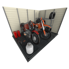 10.5x8 StoreMax Plus Vinyl Shed w/Floor By Duramax Shed Kit Duramax Building Products