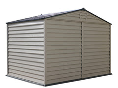 10.5x8 StoreMax Plus Vinyl Shed w/Floor By Duramax Shed Kit Duramax Building Products