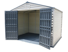 10.5x8 StoreMax Plus Vinyl Shed w/Floor By Duramax Shed Kit Duramax Building Products