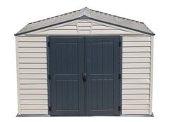 10.5x8 StoreMax Plus Vinyl Shed w/Floor By Duramax Shed Kit Duramax Building Products
