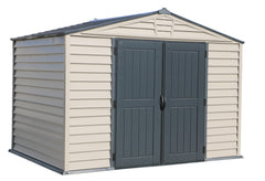 10.5x8 StoreMax Plus Vinyl Shed w/Floor By Duramax Shed Kit Duramax Building Products