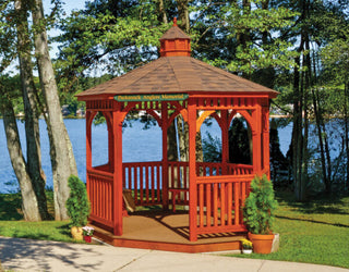 10' Octagon Gazebo Wood