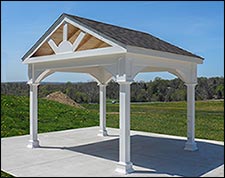10x12 Gable Gazebo Vinyl