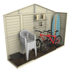 10x3 SidePro Classic Vinyl Shed By Duramax Shed Kit Duramax Building Products