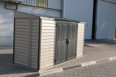 10x4 SideMate Pro Adobe Vinyl Shed By Duramax Shed Kit Duramax Building Products