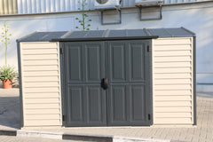 10x4 SideMate Pro Adobe Vinyl Shed By Duramax Shed Kit Duramax Building Products