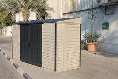10x4 SideMate Pro Adobe Vinyl Shed By Duramax Shed Kit Duramax Building Products