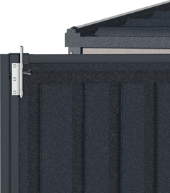 10x4 SideMate Pro Adobe Vinyl Shed By Duramax Shed Kit Duramax Building Products