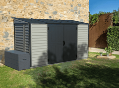 10x4 SideMate Pro Adobe Vinyl Shed By Duramax Shed Kit Duramax Building Products