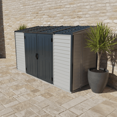10x4 SideMate Pro Adobe Vinyl Shed By Duramax Shed Kit Duramax Building Products