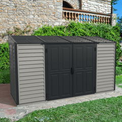 10x4 SideMate Pro Adobe Vinyl Shed By Duramax Shed Kit Duramax Building Products