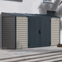 10x4 SideMate Pro Adobe Vinyl Shed By Duramax Shed Kit Duramax Building Products