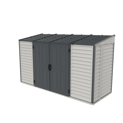 10x4 SideMate Pro Adobe Vinyl Shed By Duramax Shed Kit Duramax Building Products